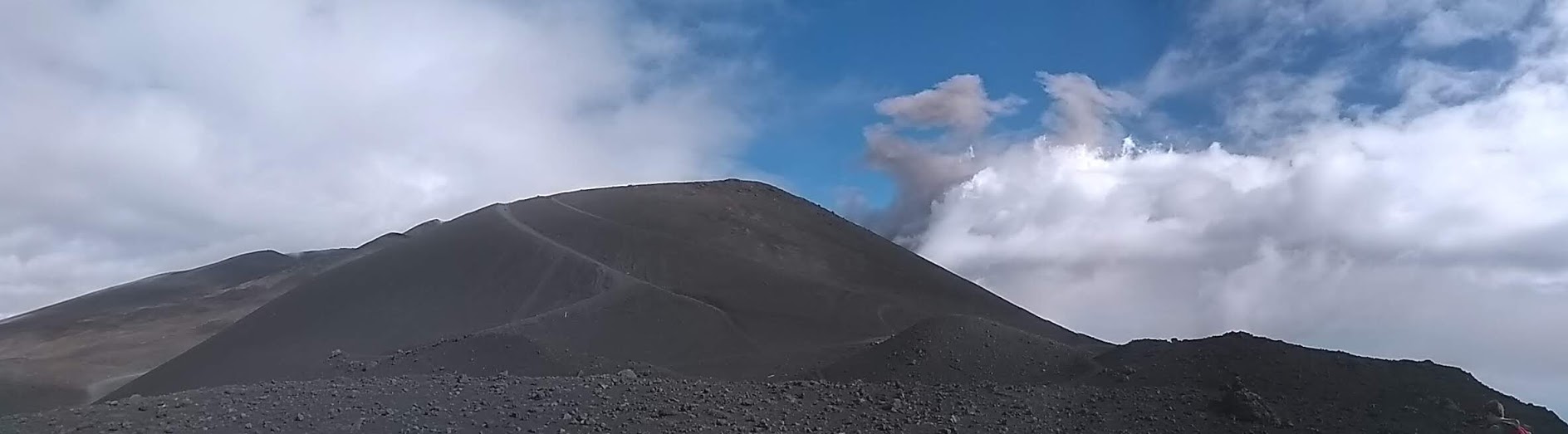 The summit of Mt. Etna